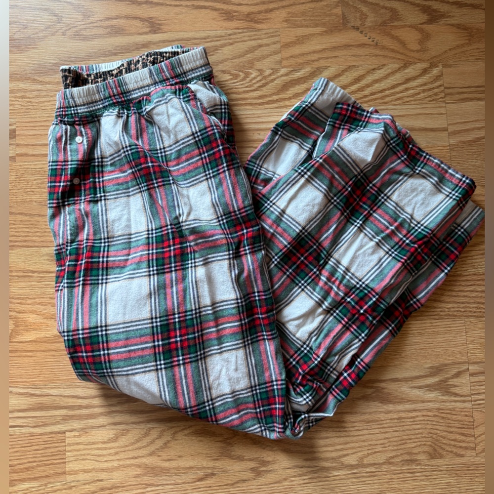 Aerie Multicolor Plaid Pajama Pants